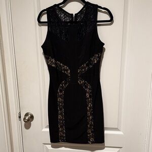 Ruby Rox Black sleeveless Lace Mini Dress